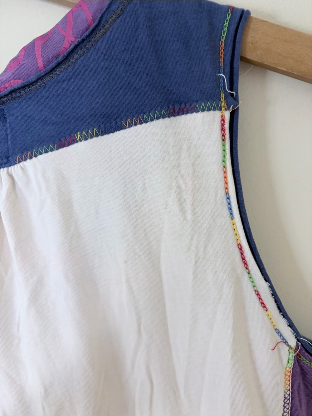 Desigual vintage colorful patchwork embroidered mini dress READ - Picture 9 of 11